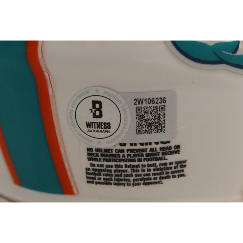 Dan Marino Miami Dolphins Autographed Mini Helmet (Beckett BAS)