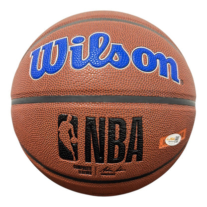 Kenny Walker Signed New York Knicks Basketball - '89 Dunk Champ JSA