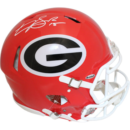 Carson Beck Georgia Bulldogs Autographed Full Size Authentic Speed Helmet