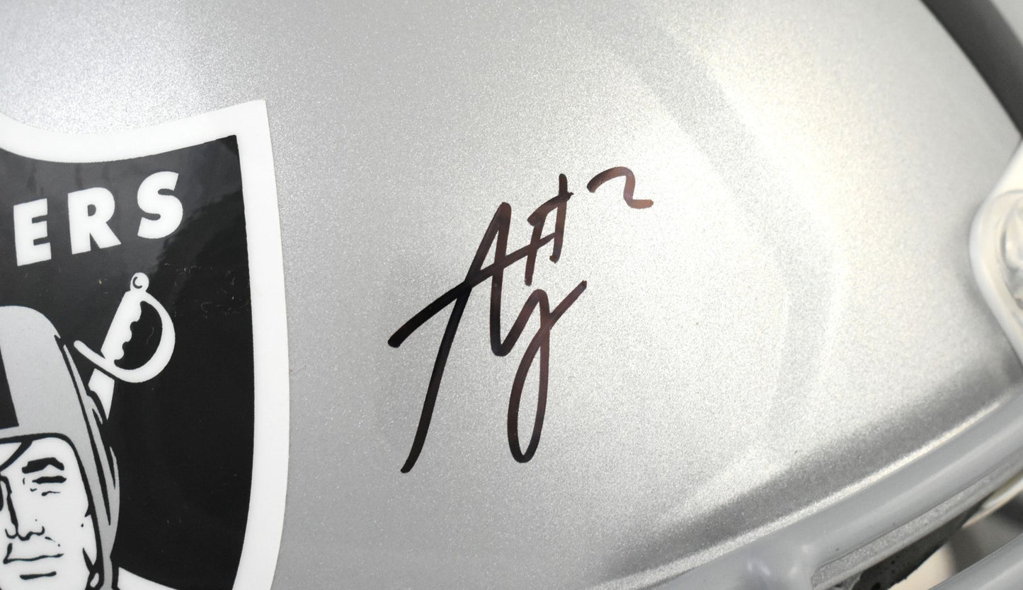 Ashton Jeanty Signed Las Vegas Raiders Full Size Speed Authentic Helmet
