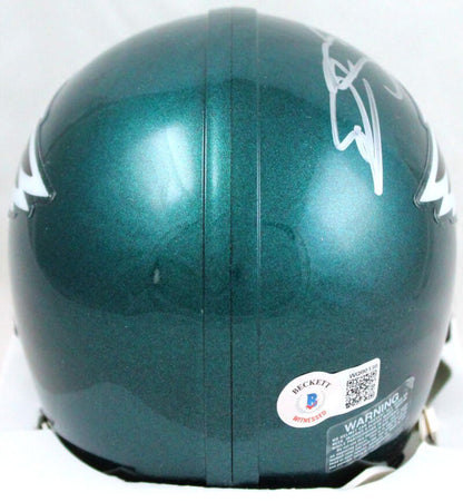 Donovan McNabb Signed Philadelphia Eagles Silver Mini Helmet