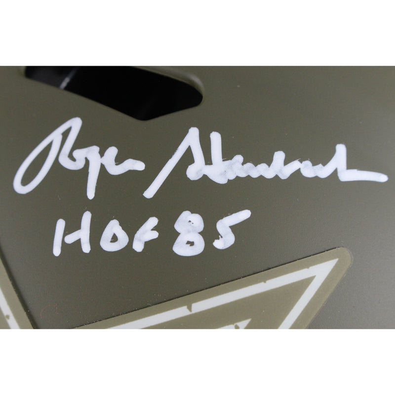 Drew Pearson, Roger Staubach & Tony Dorsett Signed Cowboys STS Full Size Helmet