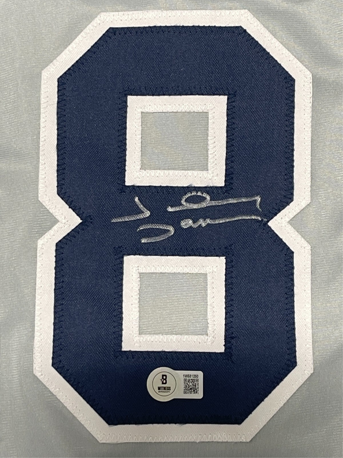 Johnny Damon New York Yankees Signed Custom Baseball Jersey (Beckett COA)