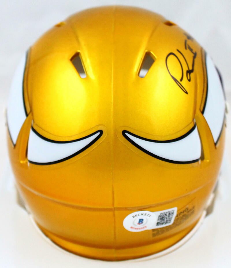 Patrick Jones Signed Minnesota Vikings Flash Speed Mini Helmet