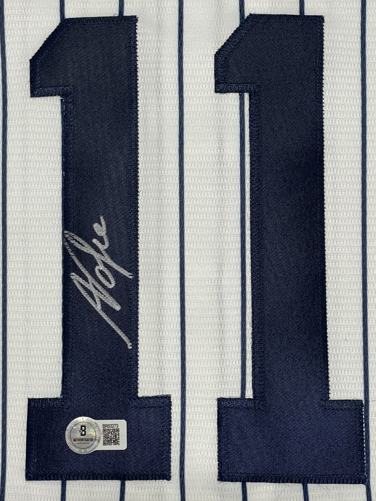 Anthony Volpe Signed New York Yankees Nike Jersey (Beckett COA)