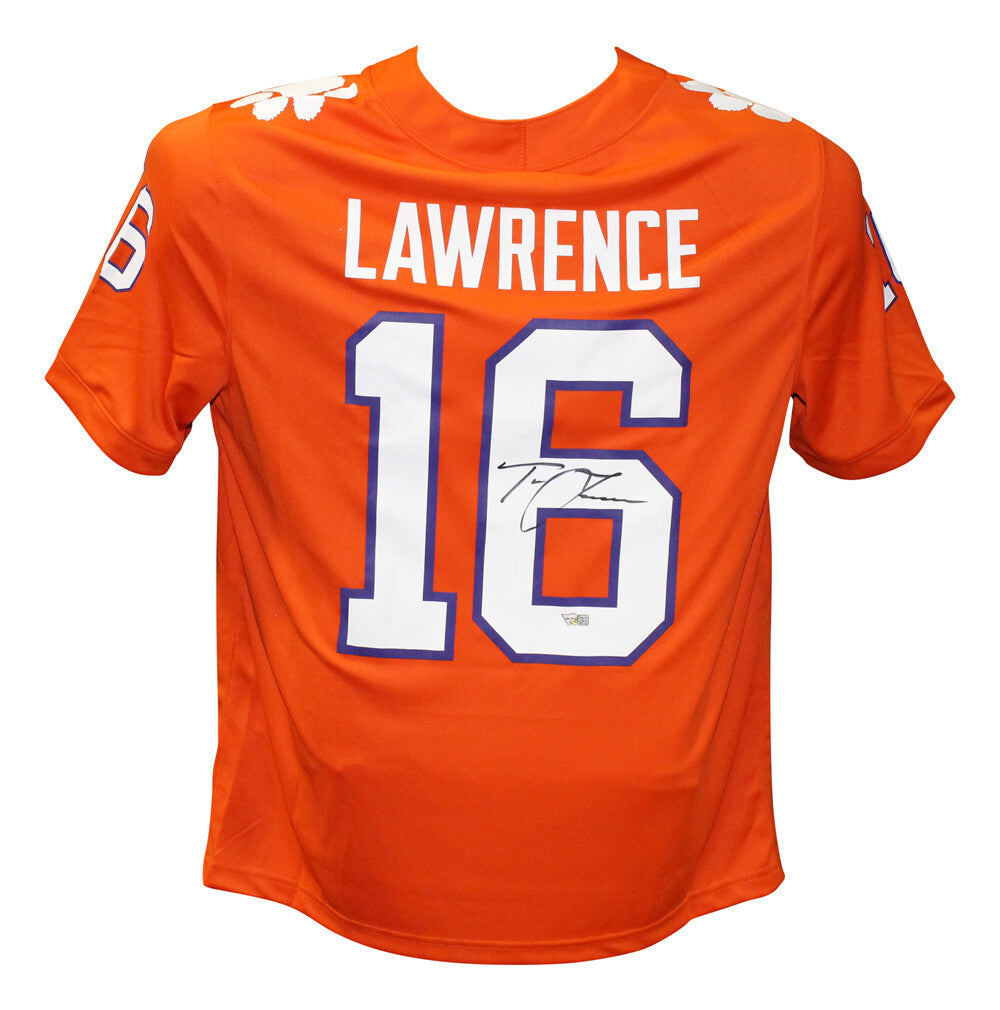 Trevor Lawrence Autographed Clemson Tigers Orange Nike Jersey