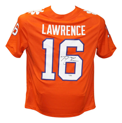 Trevor Lawrence Autographed Clemson Tigers Orange Nike Jersey