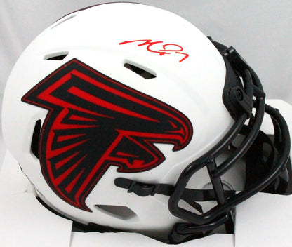 Michael Vick Signed Atlanta Falcons Lunar Speed Mini Helmet