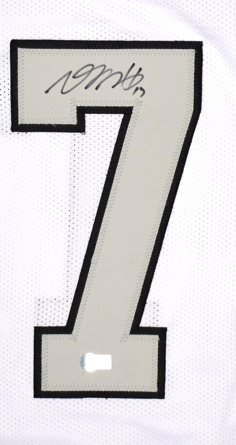 Davante Adams Signed White and Gray Custom Jersey