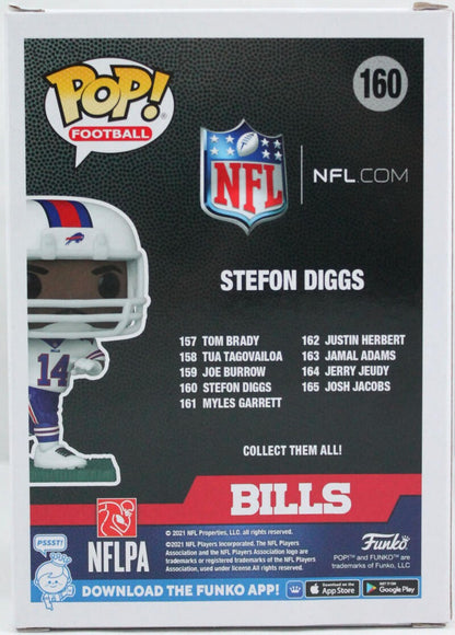 Stefon Diggs Signed Buffalo Bills Funko Pop Figurine #160