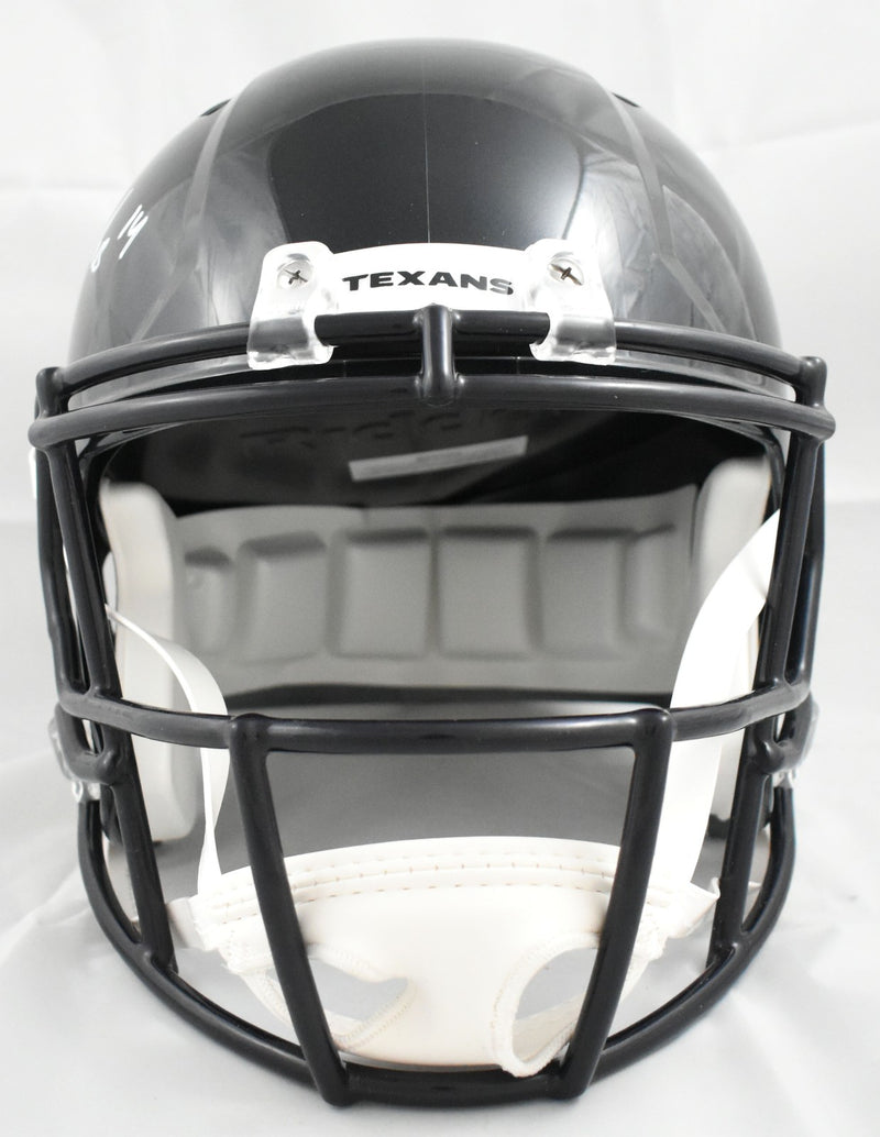 Kayshon Boutte Signed Houston Texans Full Size Speed Replica Helmet
