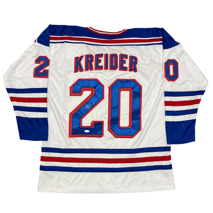 Chris Kreider New York Rangers Signed Autographed Custom Jersey (JSA)