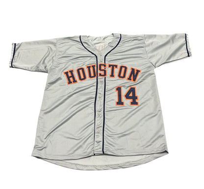 Mauricio Dubon Signed Houston Astros Custom Baseball Jersey (Beckett COA)