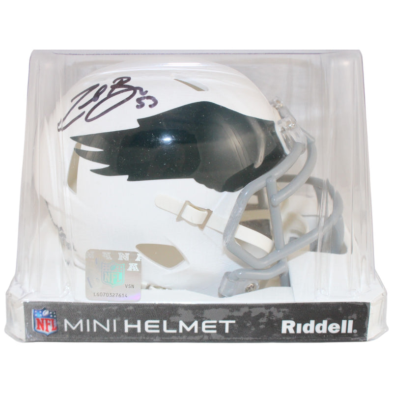Zack Baun Autographed Philadelphia Eagles Throwback Mini Helmet