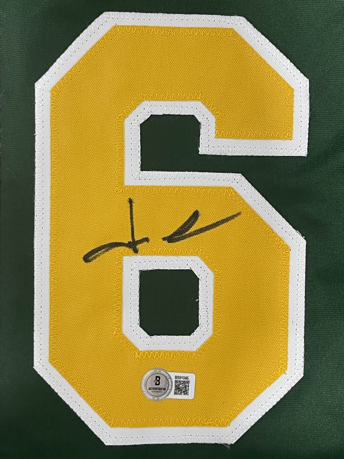 Jason Giambi Signed Oakland Athletics Custom Jersey (Beckett COA)