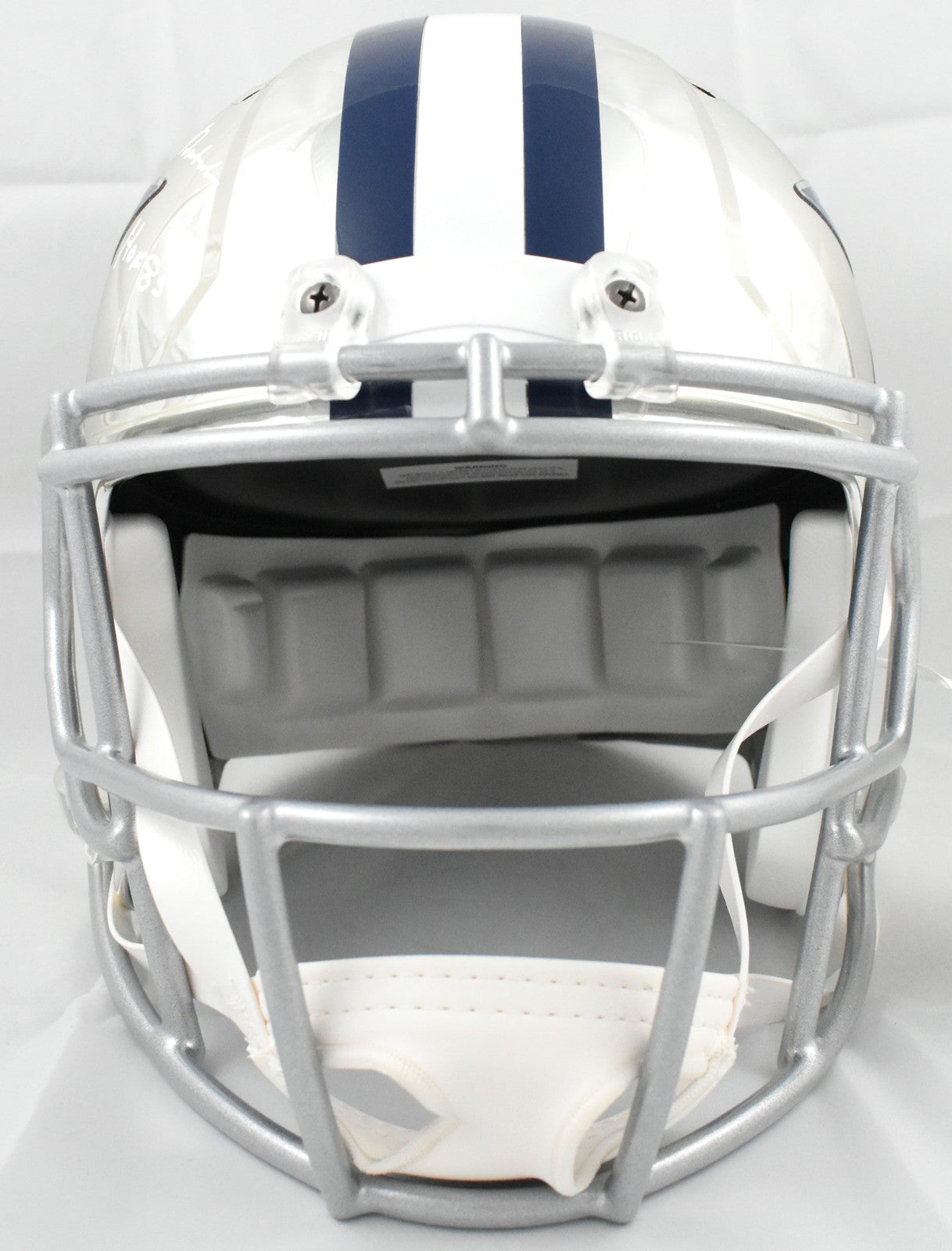 Roger Staubach Autographed Dallas Cowboys Full Size Chrome Speed Helmet