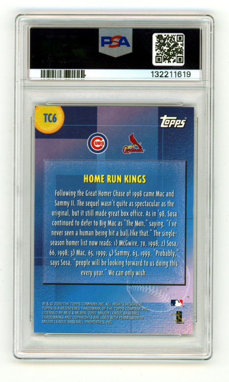 Sammy Sosa & Mark McGwire Dual Signed 2000 Topps HR Kings PSA Card