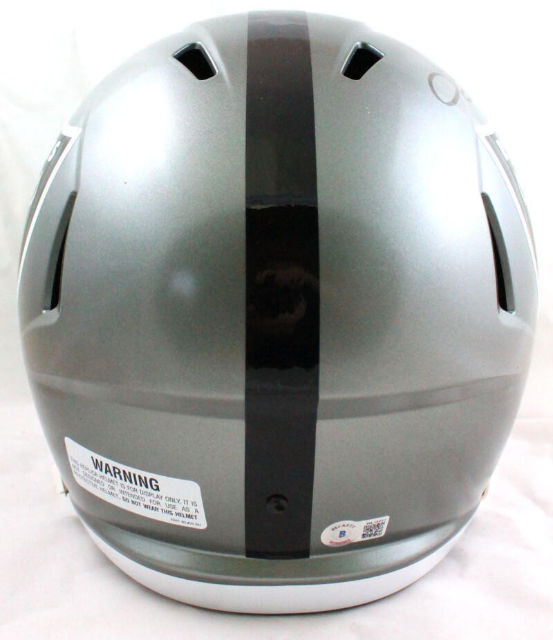 Howie Long Signed Oakland Raiders Full Size Flash Speed Helmet