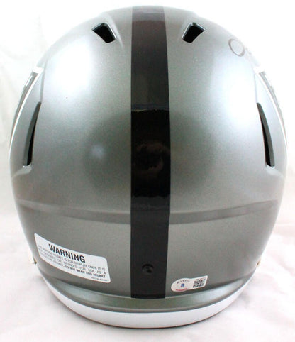 Howie Long Signed Oakland Raiders Full Size Flash Speed Helmet