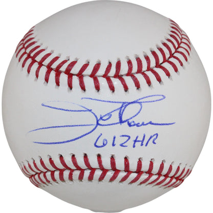 Jim Thome Autographed Cleveland Indians Official Major League Baseball