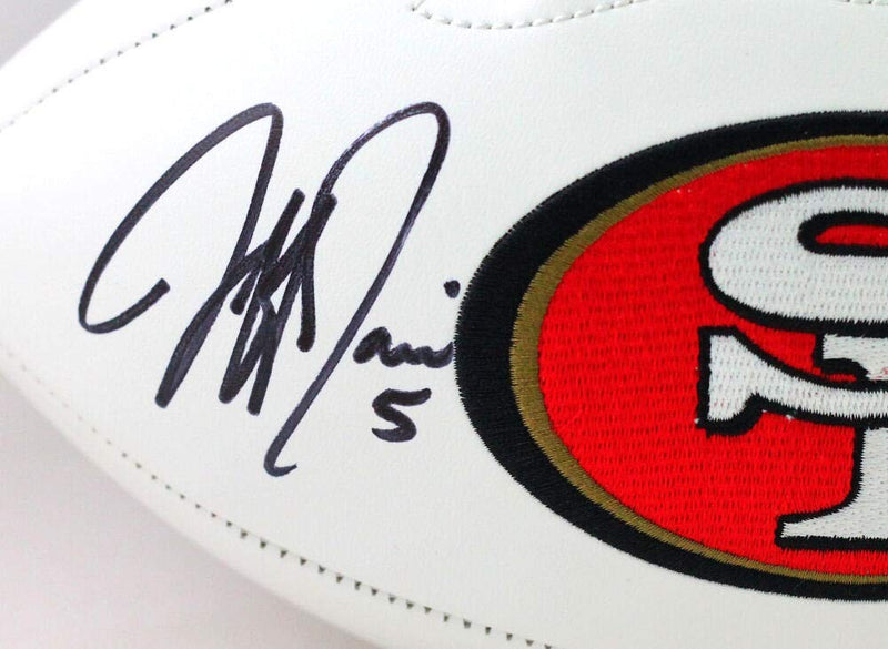 Jeff Garcia Signed San Francisco 49ers Logo Football