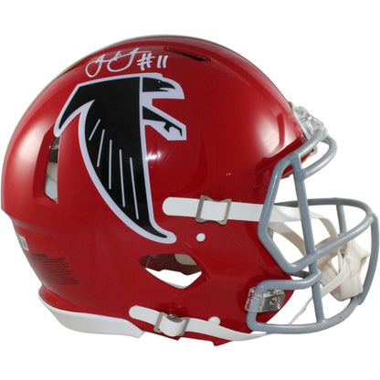 Julio Jones Signed Atlanta Falcons Authentic Throwback Helmet