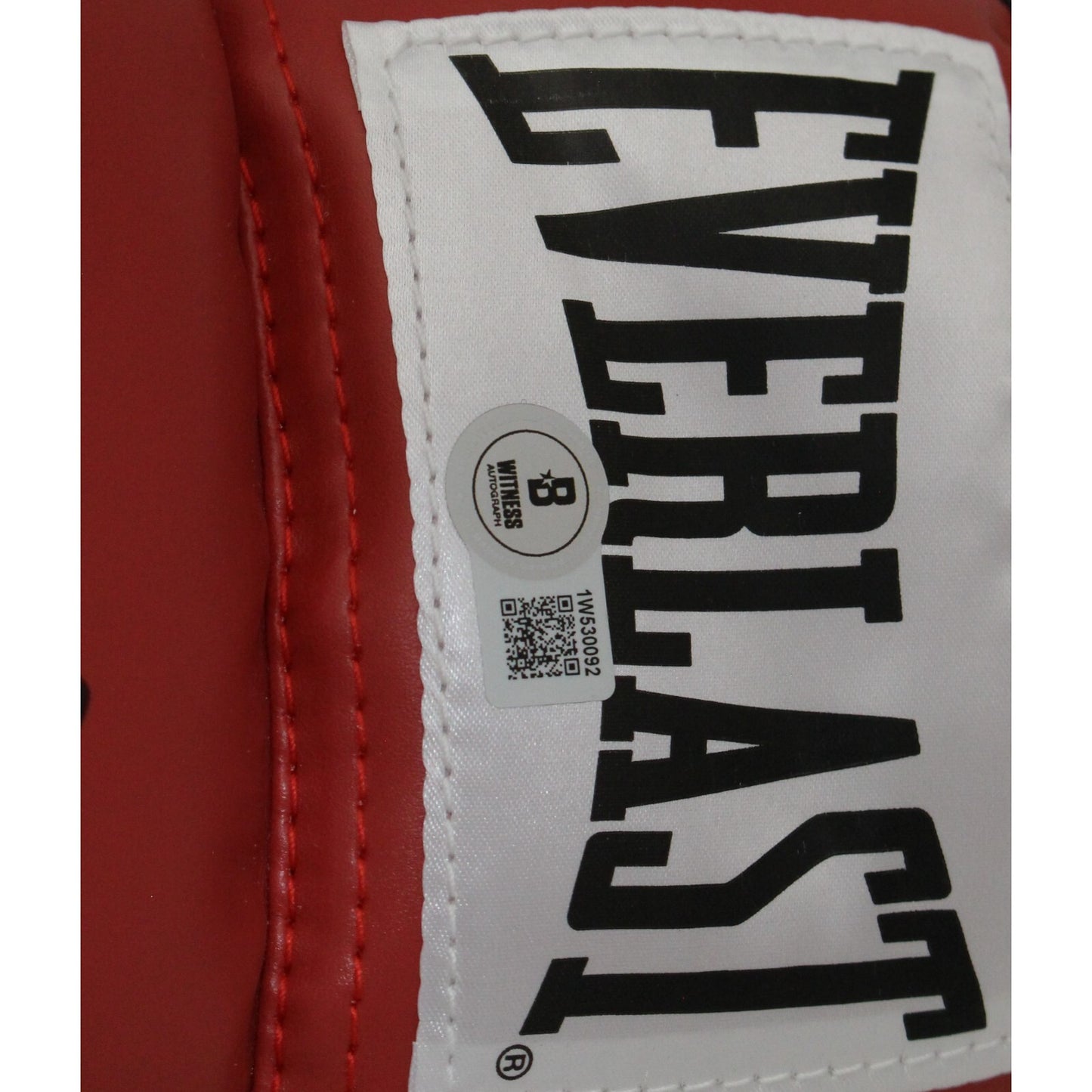Sugar Ray Leonard & Roberto Duran Signed Red Everlast Boxing Glove