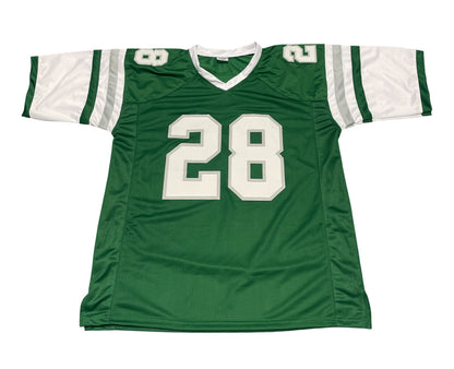 Bill Bradley Signed Philadelphia Eagles Custom Jersey (Beckett COA)