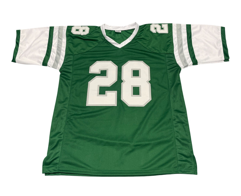 Bill Bradley Signed Philadelphia Eagles Custom Jersey (Beckett COA)