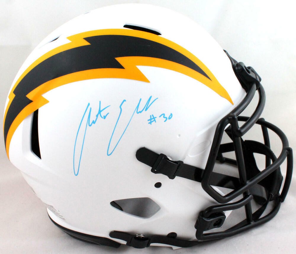 Austin Ekeler Signed Los Angeles Chargers Authentic Lunar Full Size Helmet