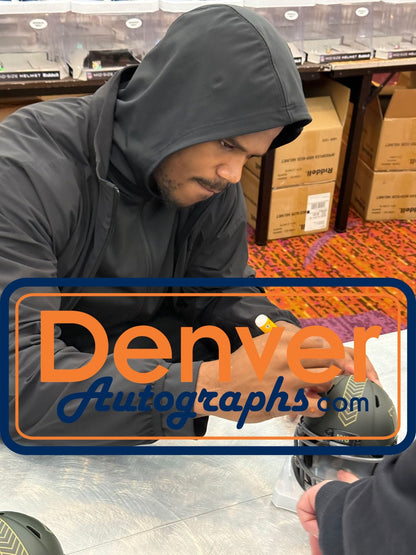 Abdul Carter Signed New York Giants 2025 Salute to Service Mini Helmet