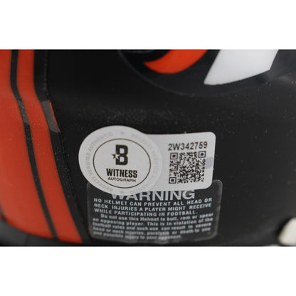 John Elway Signed Denver Broncos Matte Black Mini Helmet