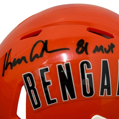 Ken Anderson Signed Cincinnati Bengals Throwback Mini Helmet '81 MVP JSA