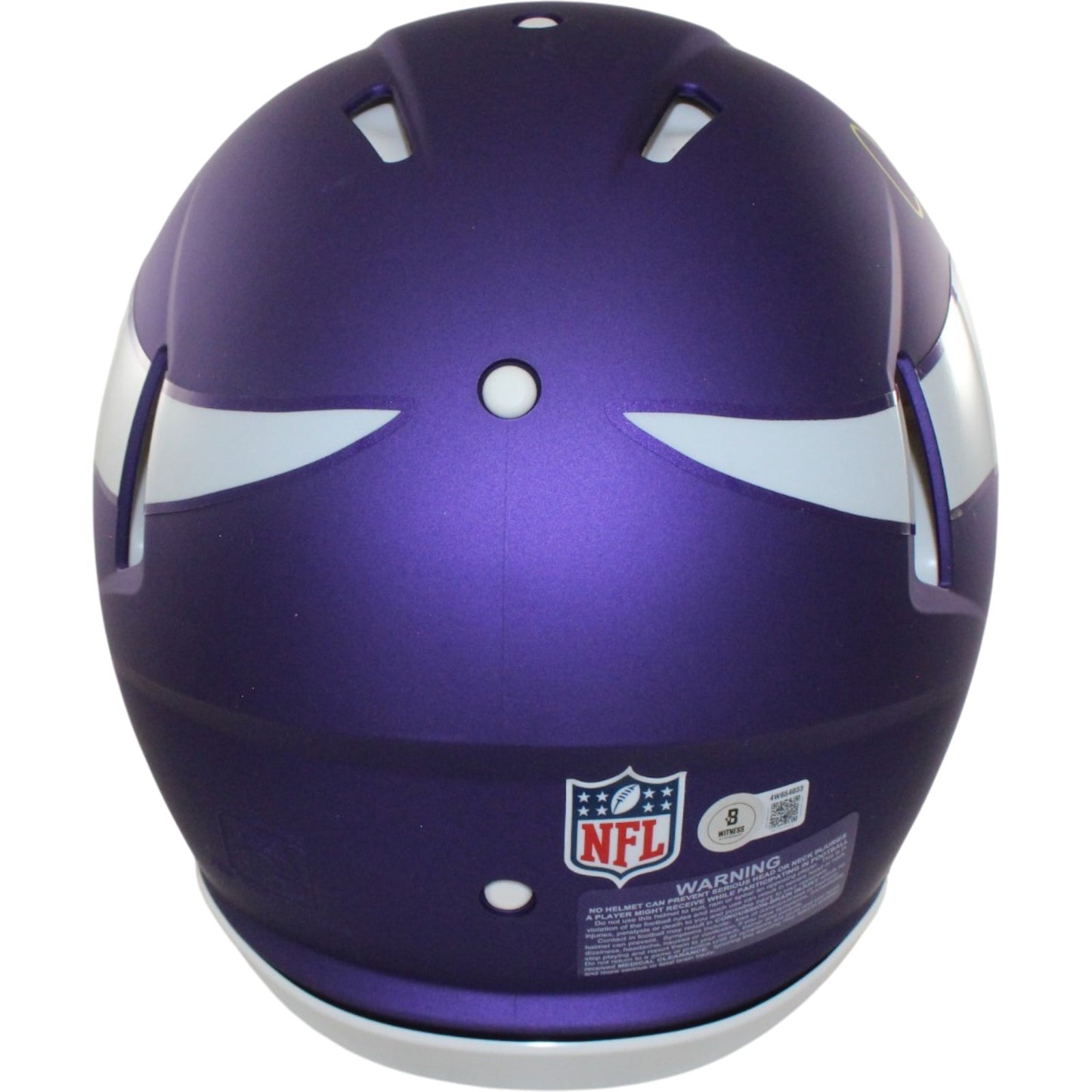 Justin Jefferson Minnesota Vikings Autographed Full Size Pro Tribute Helmet