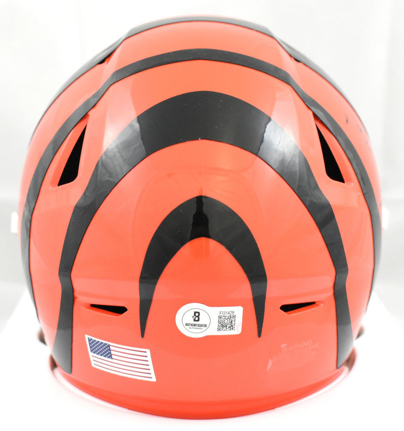 Ja'Marr Chase Signed Cincinnati Bengals Mid-Size SpeedFlex Helmet