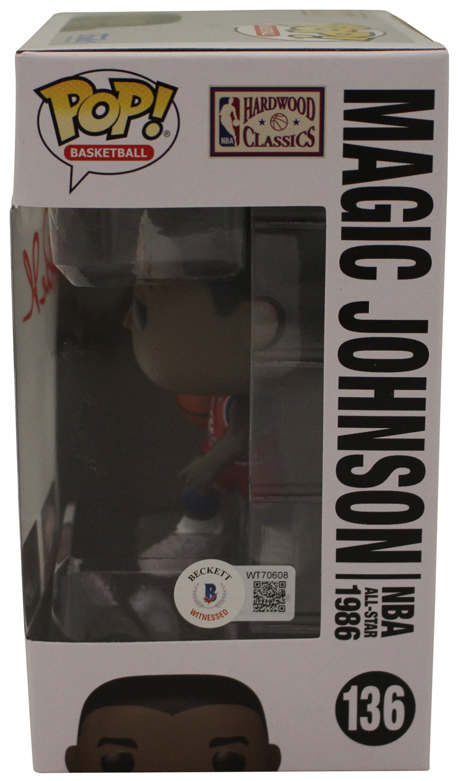 Magic Johnson Signed NBA All Stars Funko Pop #136 Target Exclusive