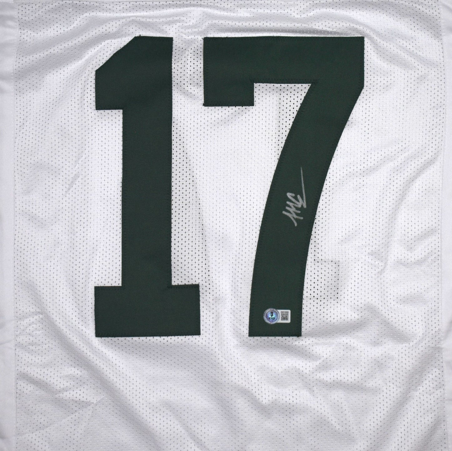 Malachi Corley Autographed White Custom Football Jersey