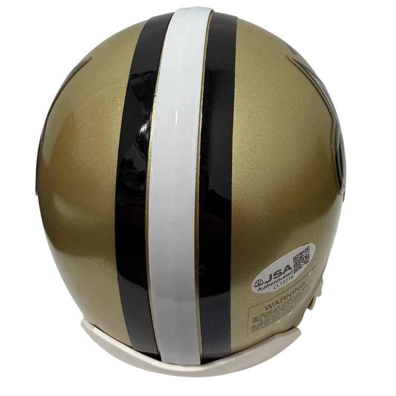 Drew Brees New Orleans Saints Signed VSR4 Mini Helmet JSA