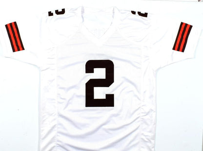 Amari Cooper Autographed Cleveland Browns White Custom Jersey