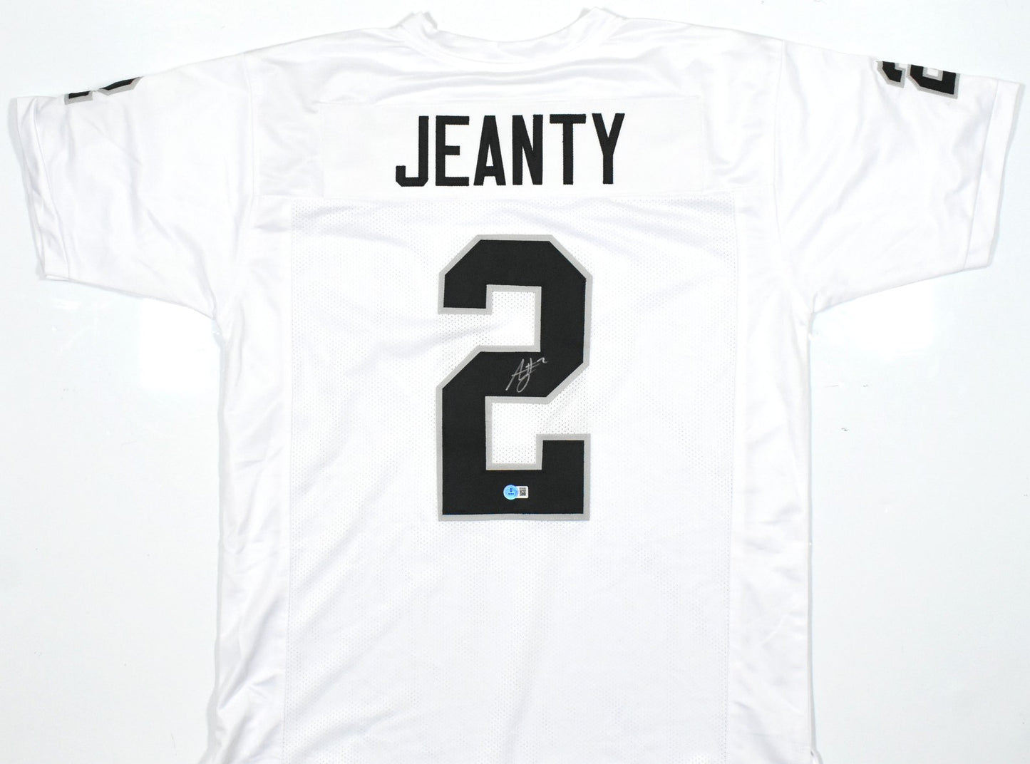 Ashton Jeanty Autographed Las Vegas Raiders Custom Jersey - White