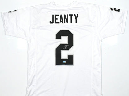 Ashton Jeanty Autographed Las Vegas Raiders Custom Jersey - White