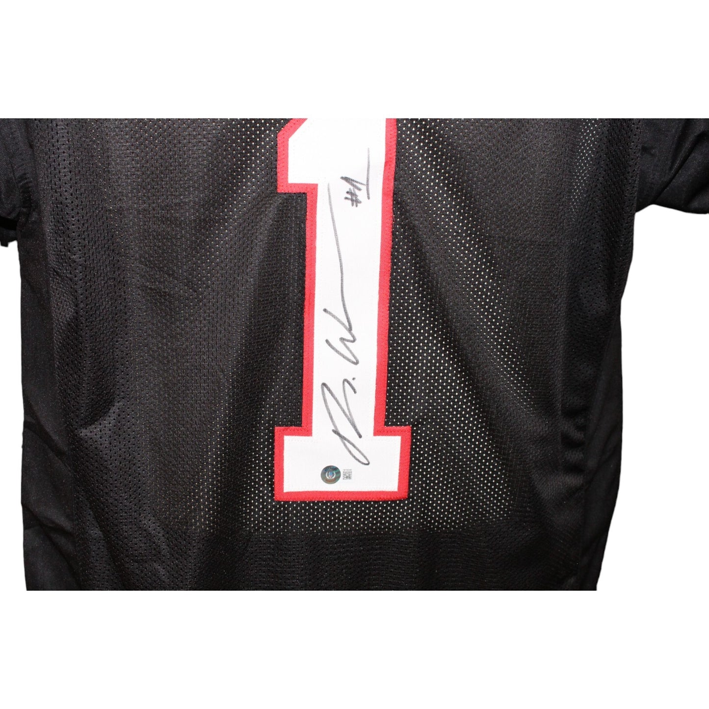 Rachaad White Signed Tampa Bay Buccaneers Pro Style Black Jersey BAS