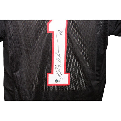 Rachaad White Signed Tampa Bay Buccaneers Pro Style Black Jersey BAS