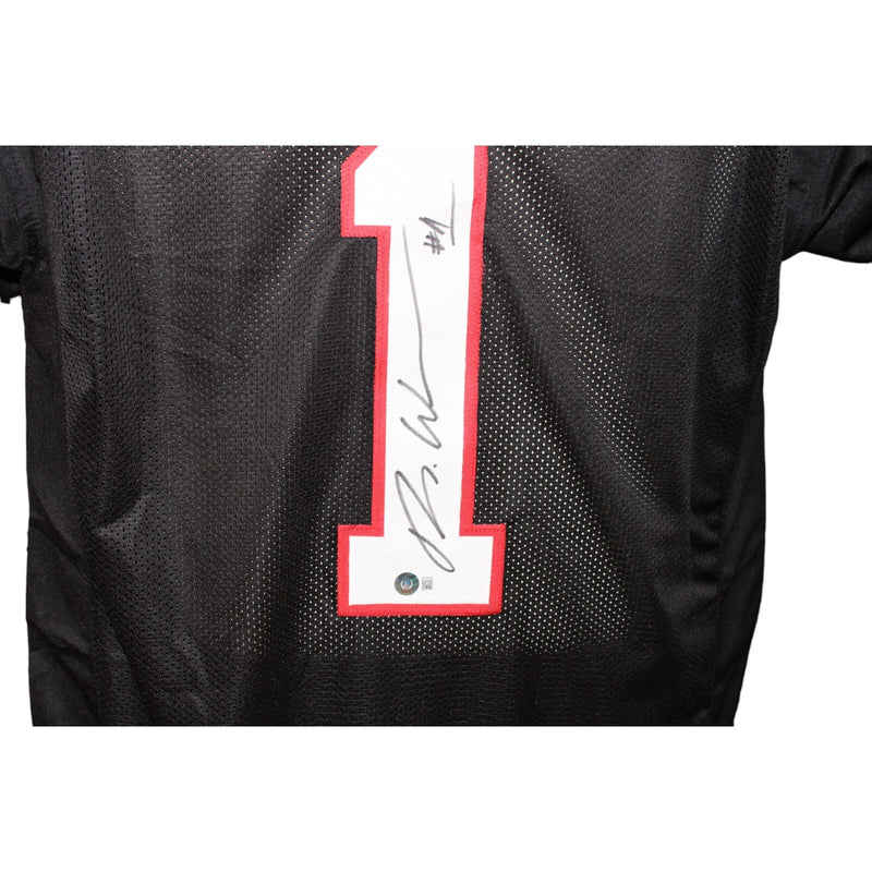 Rachaad White Signed Tampa Bay Buccaneers Pro Style Black Jersey BAS