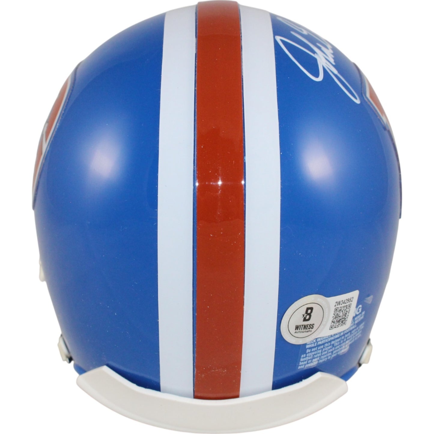 John Elway Denver Broncos Riddell VSR4 Throwback Mini Helmet