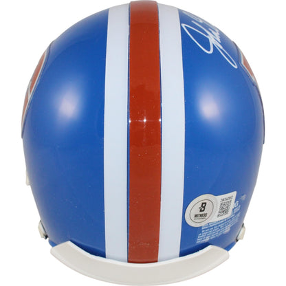 John Elway Denver Broncos Riddell VSR4 Throwback Mini Helmet