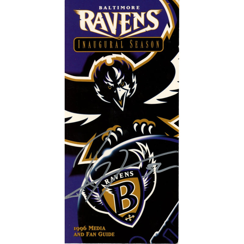 Ray Lewis Signed Baltimore Ravens 1996 Inaugural Season Media Guide