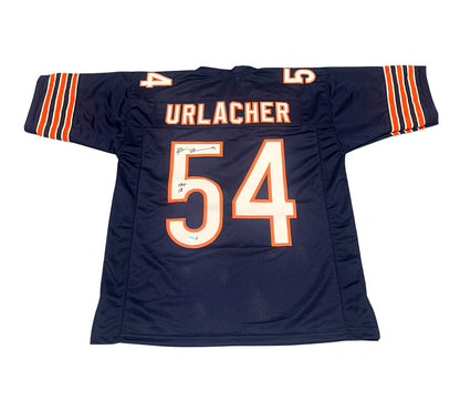 Brian Urlacher Signed Chicago Bears Custom Jersey (HOF 18) - Beckett
