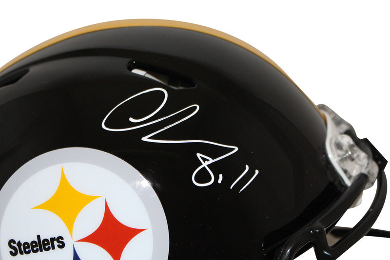 Chase Claypool Autographed Pittsburgh Steelers Authentic Speed Helmet