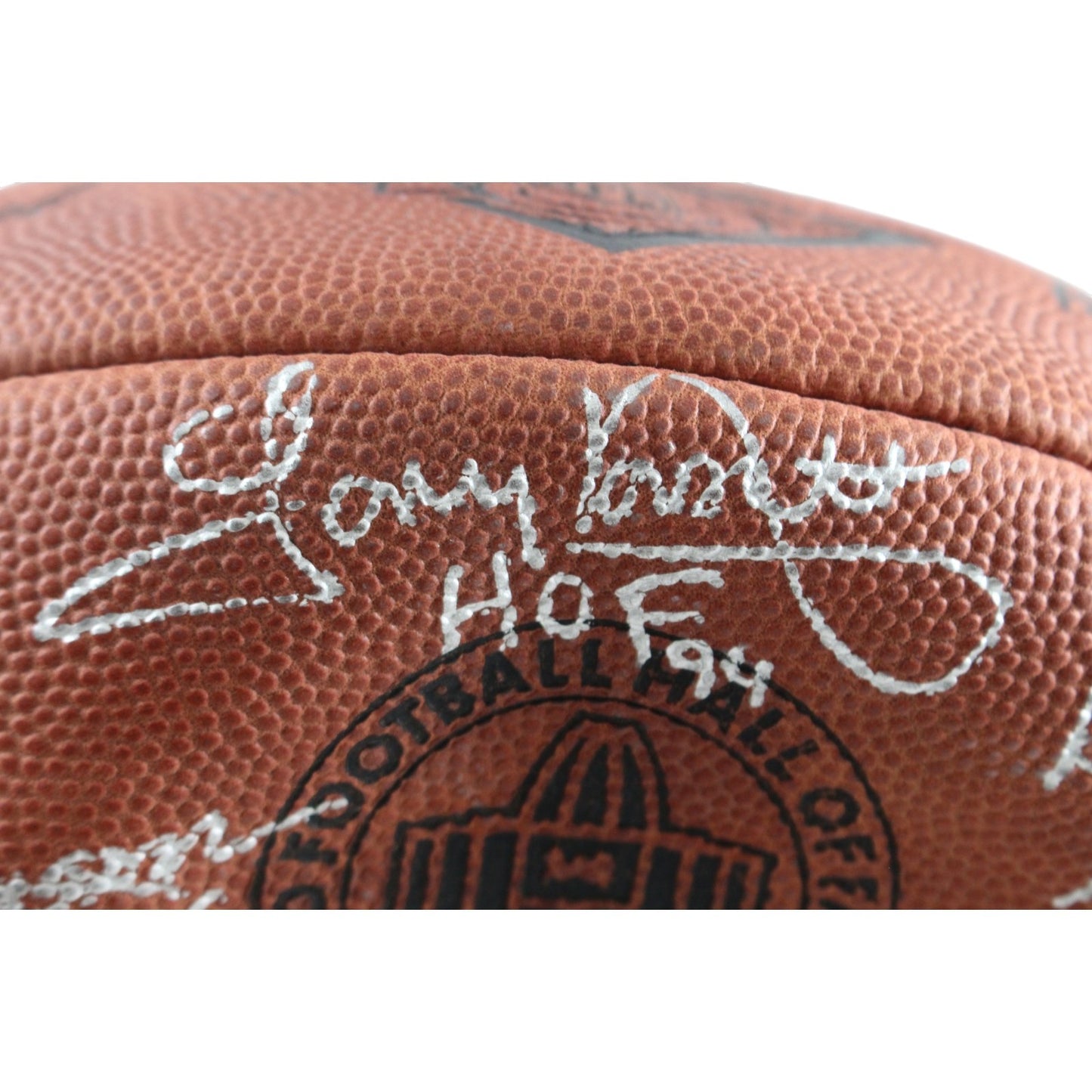 NFL Hall of Fame Class of 1994 Multi-Signed Autographed Football